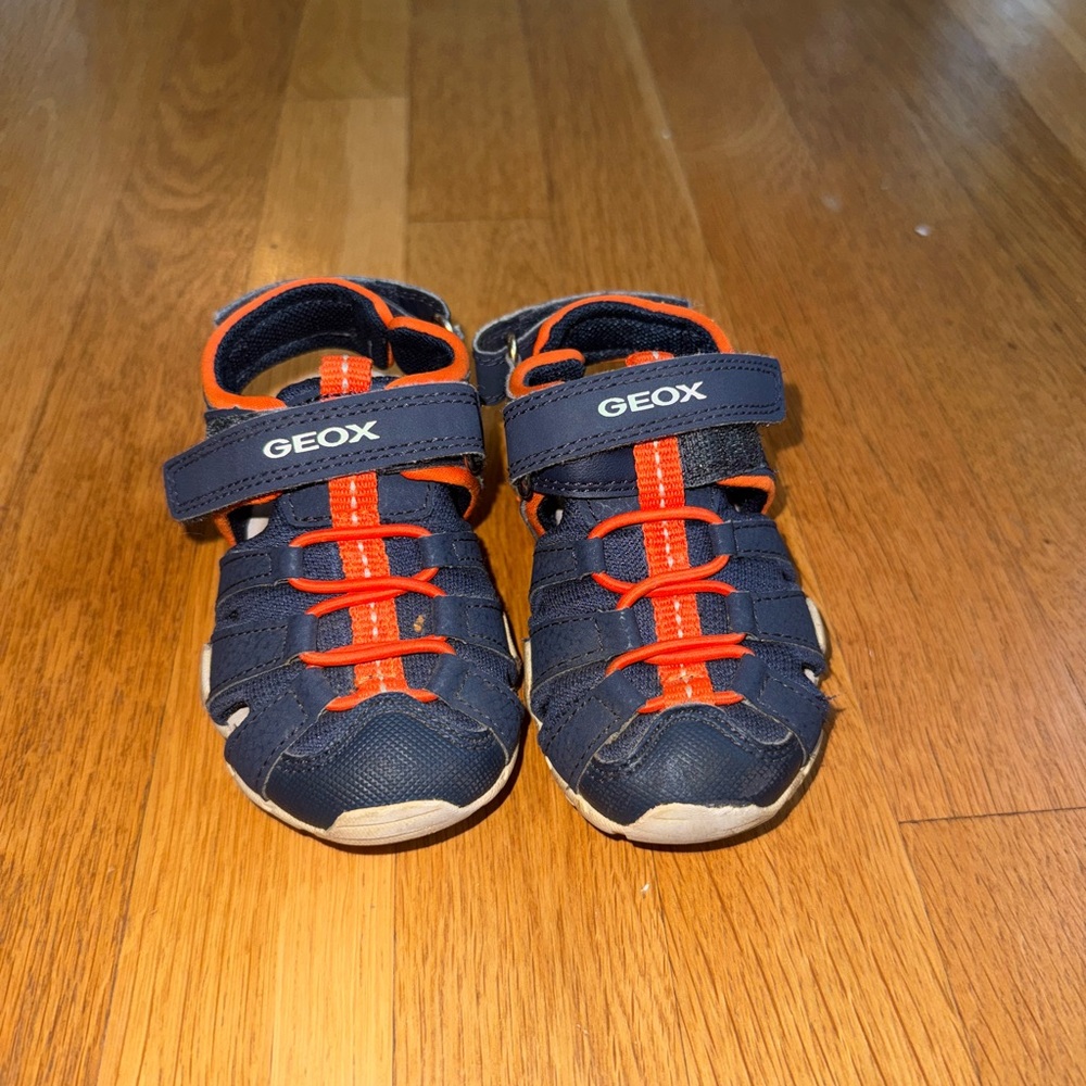Geox Kids' Navy and Red Sandals